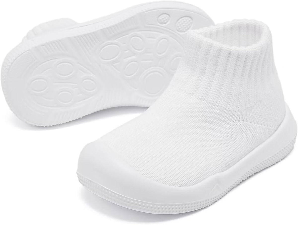 Eashi Baby Boy Girl Non-Skid Indoor Infant Walking Shoes Breathable Warm Elastic Sock Shoes with