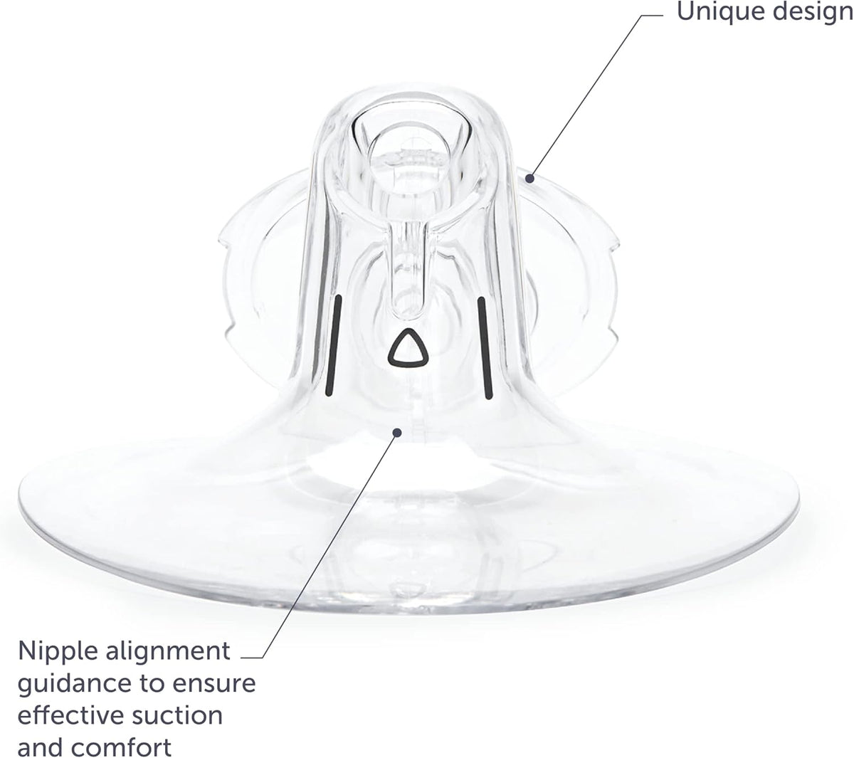 Elvie Pump Breast Shield - 24mm | 2 Pack Nipple Shield Flange for Pumping Breast Milk | Breast