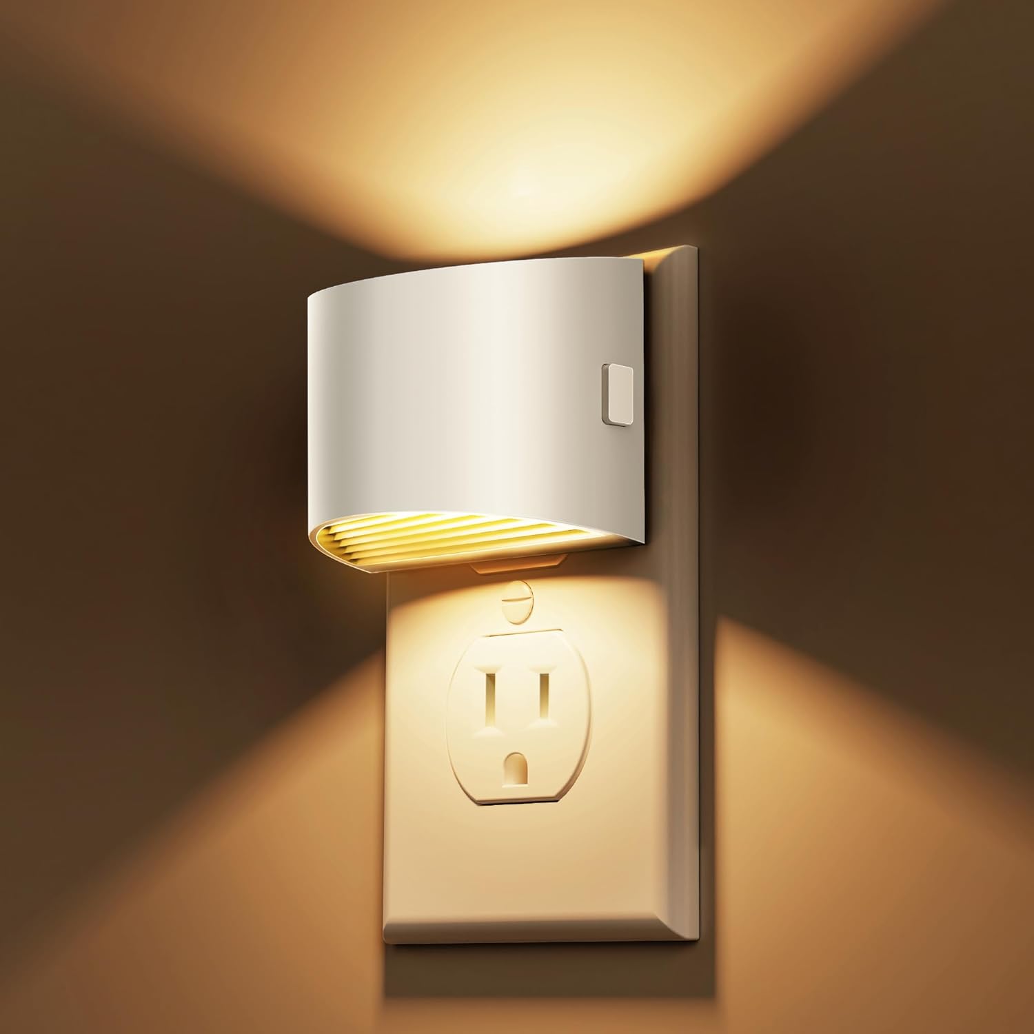 L LOHAS LED Night Lights Plug into Wall, Dimmable Night Light with 3 Level Brightness, 3000K Soft