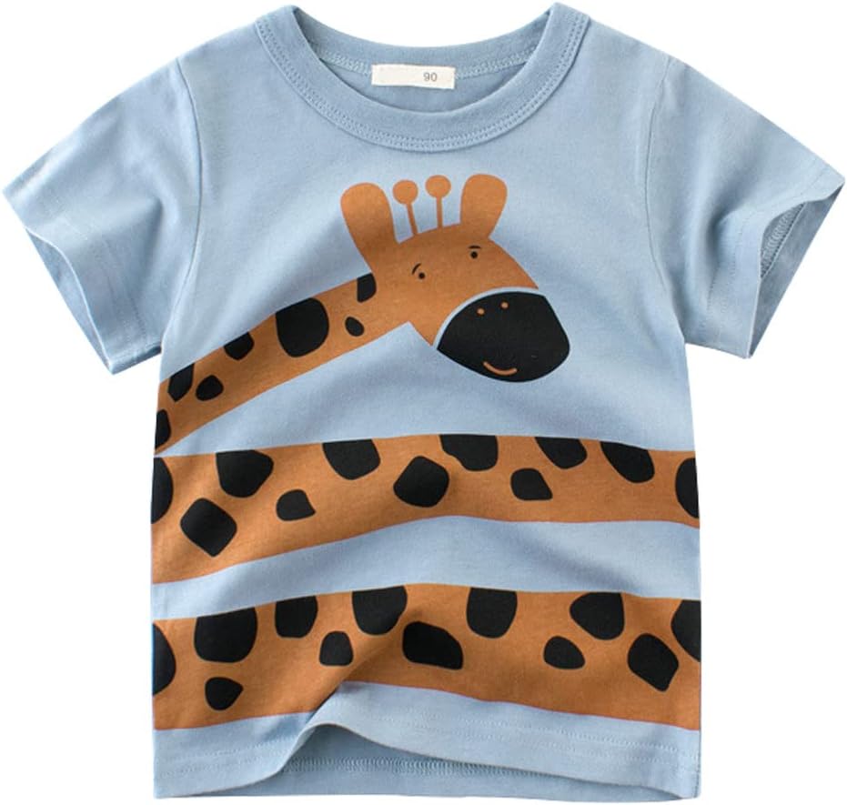 Boys' 4-Pack Excavator Short Sleeve Crewneck T-Shirts Top Tee Size 2-7 Years Toddler Boys' Value