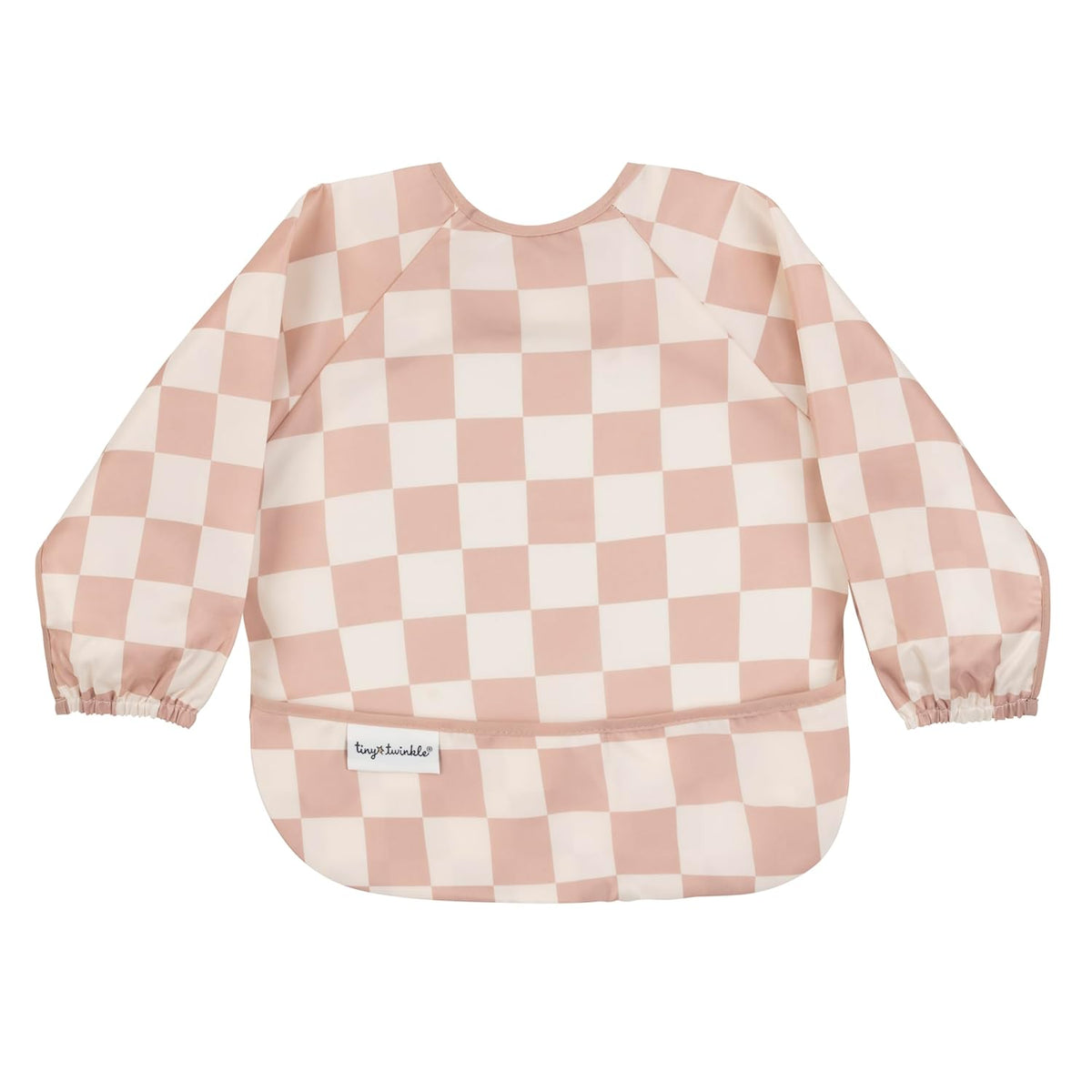 Tiny Twinkle Mess Proof Baby Bib,Waterproof Smock Baby Bib for Eating,Machine Washable Long Sleeve