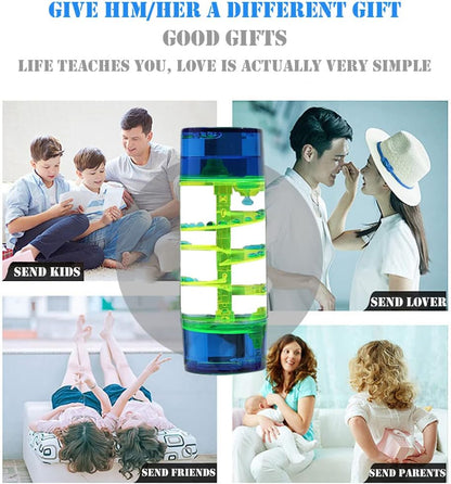 Spiral Liquid Motion Bubbler Timer Colorful Water Timer Liquid Sensory ADHD Anxiety Autism Activity