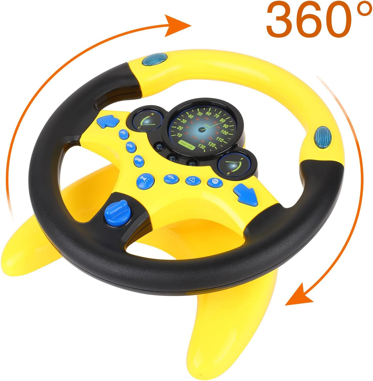 Coherny Simulated Driving Controller Portable Simulated Driving Steering Wheel Copilot Toy
