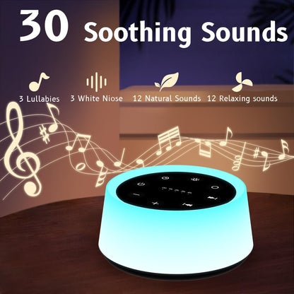 ColorsNoise Sound Machine and White Noise Machine with 30 Soothing Sounds with 12 Colors Baby Night
