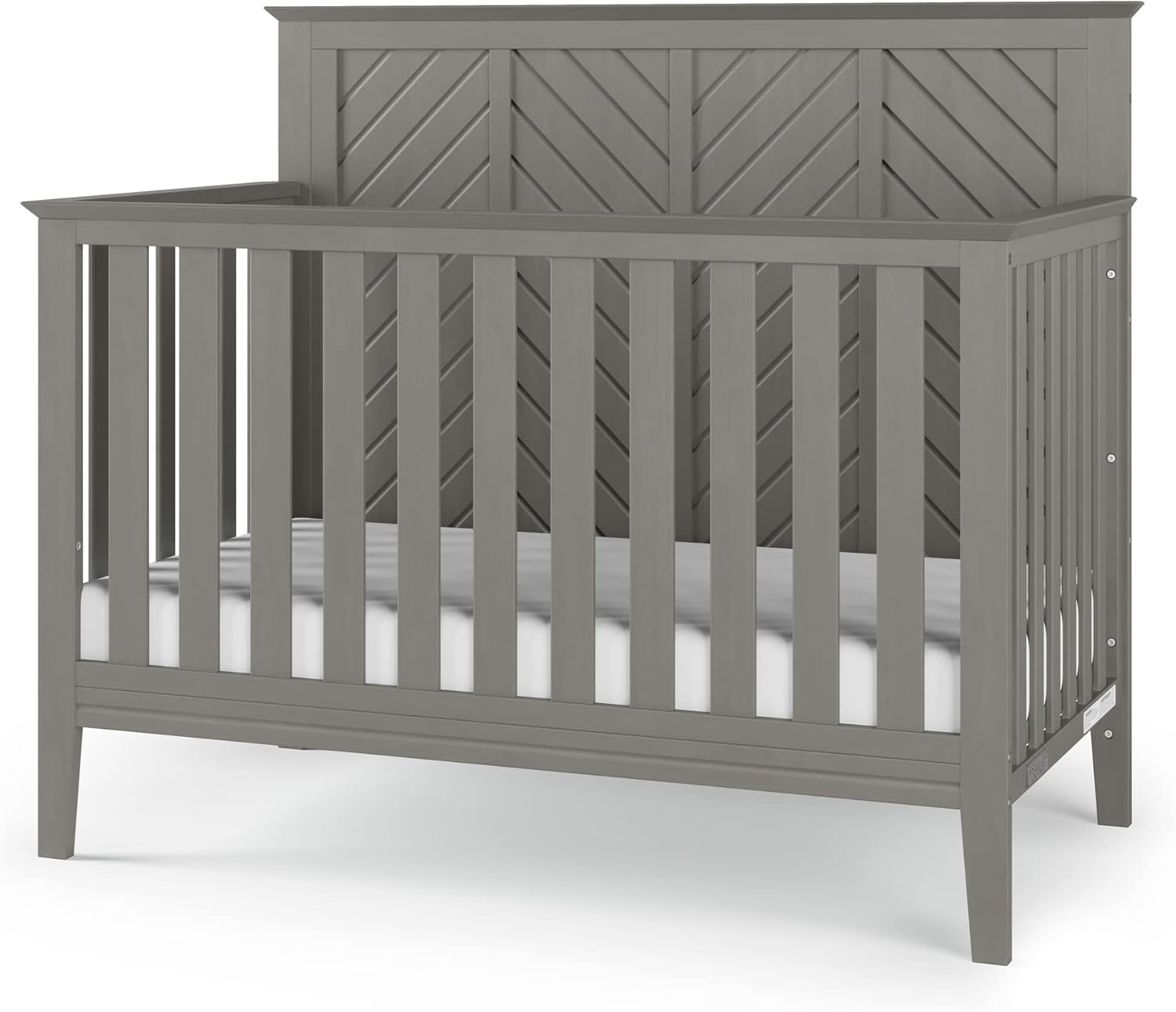 Child Craft Atwood 4-in-1 Convertible Crib, Baby Crib Converts to Day Bed, Toddler Bed and Full