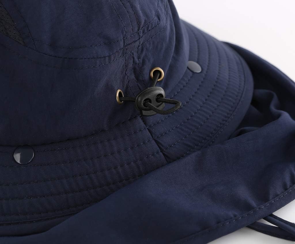 Home Prefer UPF 50+ Boys Sun Hat with Neck Flap Wide Brim Summer Beach Bucket Hat for Boys Girls