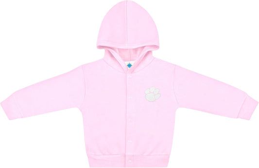 Creative Knitwear College Baby Snap Hooded Jacket - Team Logo, Multiple Colors, for Boys & Girls