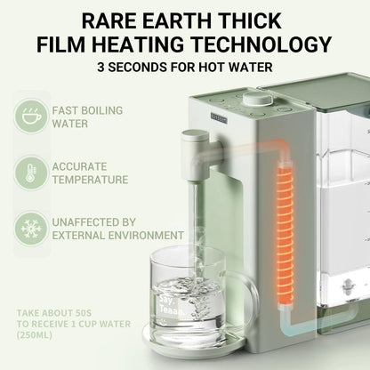 BUYDEEM S9013 Instant Hot Water Dispenser, Countertop Water Boiler & Warmer for Tea, Coffee and