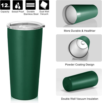 VEGOND 20oz Tumbler Stainless Steel Tumbler with Lid And Straw Vacuum Insulated Double Wall Travel