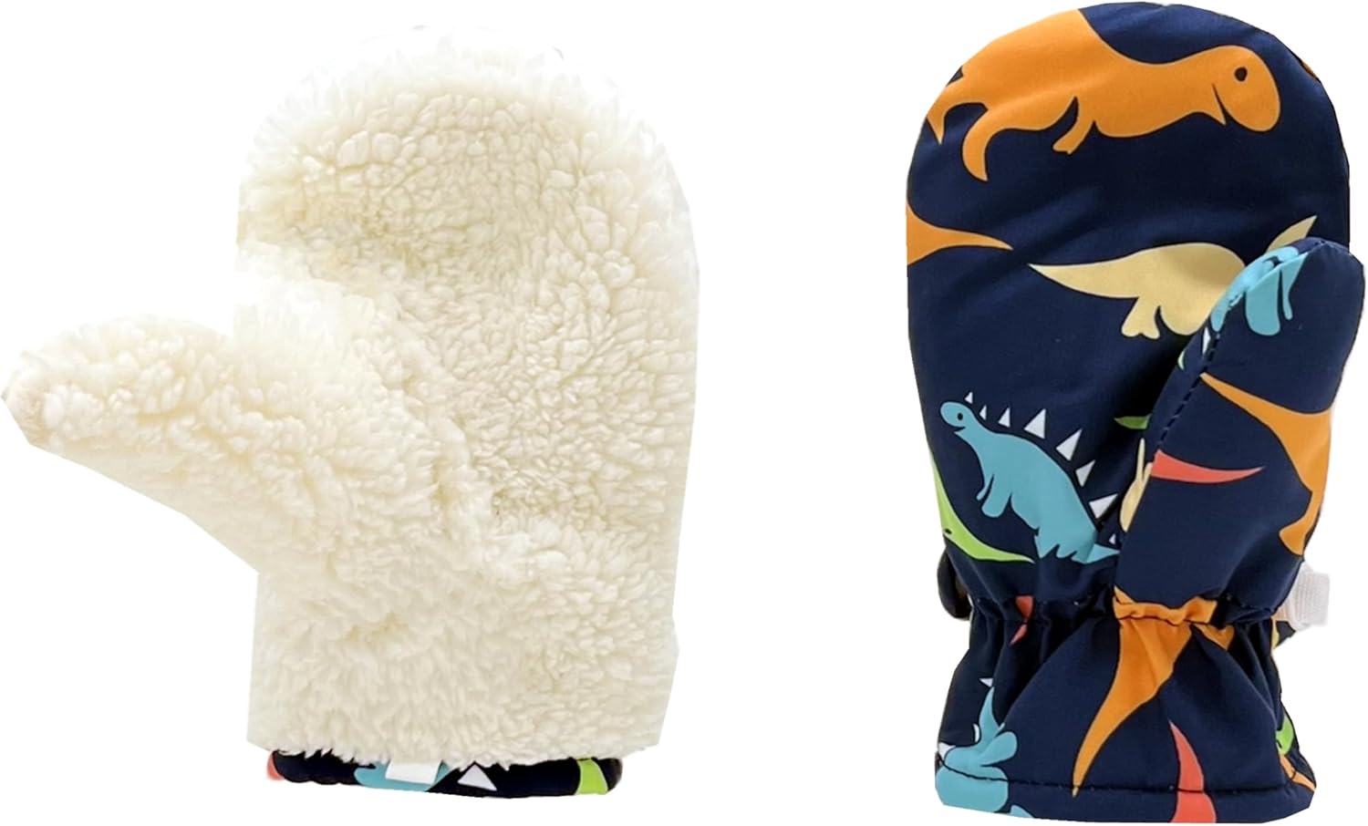 Toddler Gloves Kids Mittens Winter Warm Lined Fleece Gloves Waterproof Snow Baby Mitten for Boys