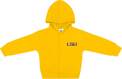 Creative Knitwear College Baby Snap Hooded Jacket - Team Logo, Multiple Colors, for Boys & Girls