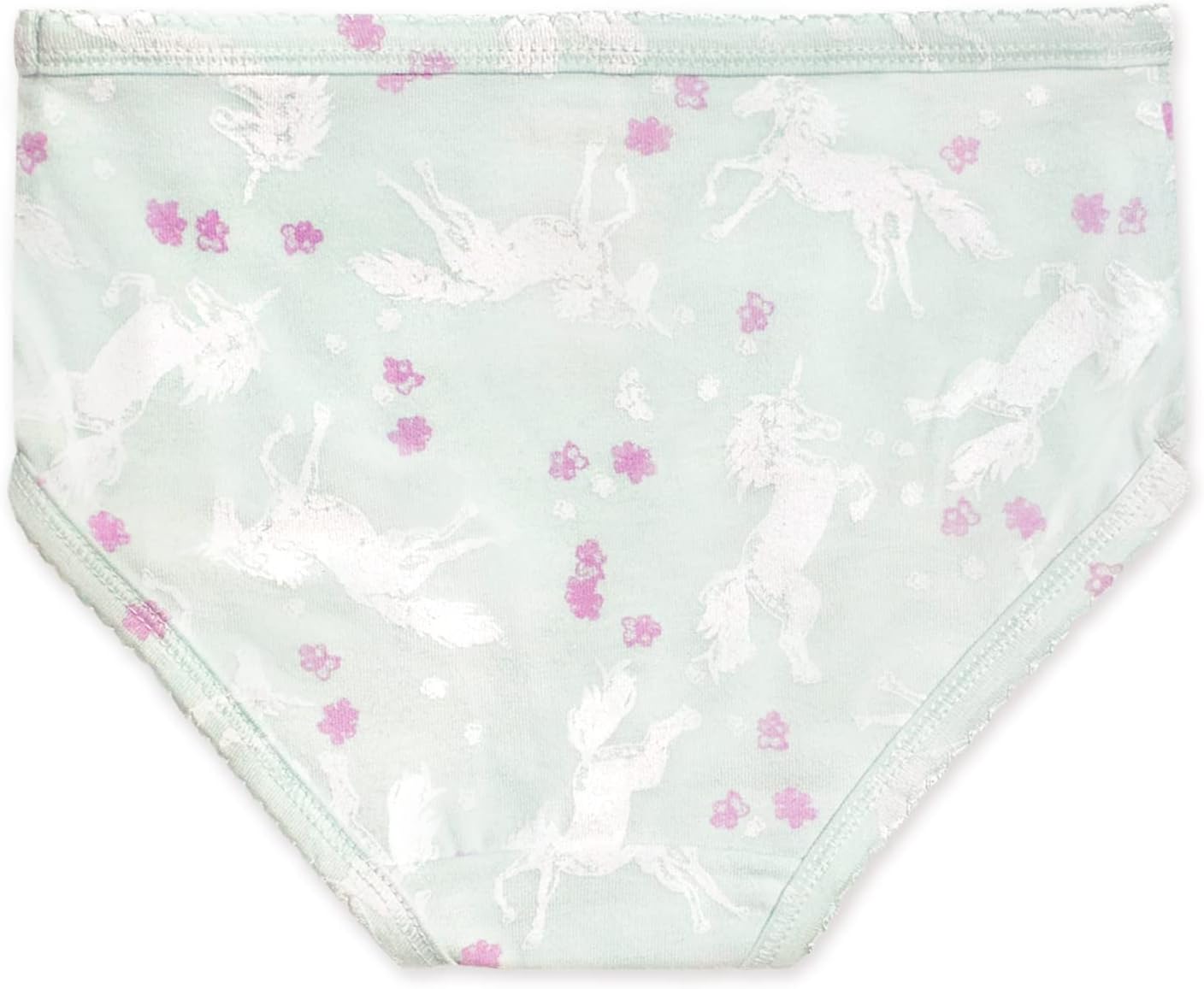 Burt's Bees Baby Toddler Girls' Underwear Set of 5 - Solids, Stripes,Prints, Tag-Free with Sizes