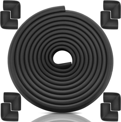 Baby Proofing Edge Corner Protector, 20.5 ft (18.1ft Edge + 8 Corners) Baby Proof Corner
