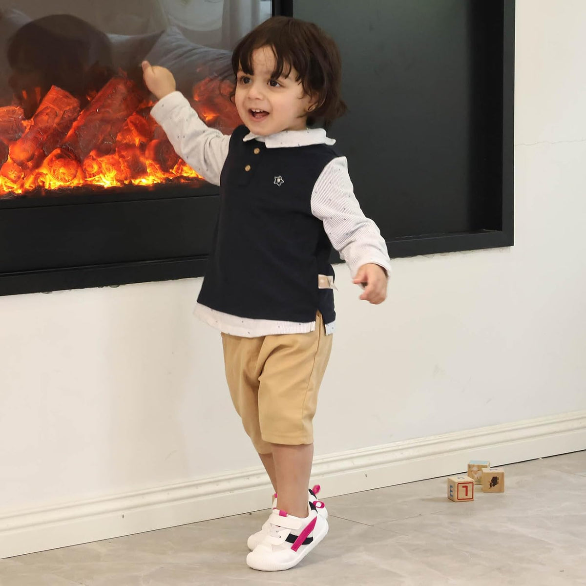Baby Shoes Boys Girls First Walkers Cute Animals Toddler Sneakers Prewalkers Rubber Sole