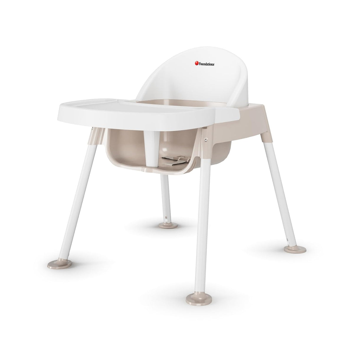 Foundations Secure Sitter 11" Feeding Chair, Stable “No Tip” Feet, 3-Point Adjustable Harness