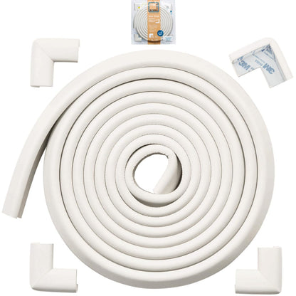 Roving Cove HeftyFit Edge Corner Protector Baby Proofing (Large 15ft Edge 4 Corners), Heavy-Duty