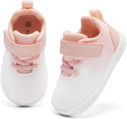 MORENDL Toddler Sneakers Baby Boys & Girls Barefoot Shoes Lightweight Breathable Walking Running