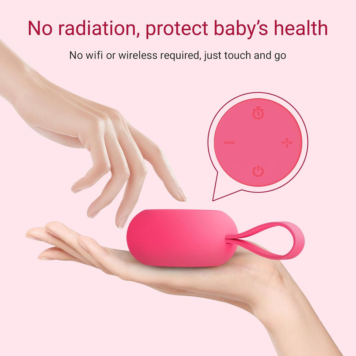 Portable Baby Sound Machine [White Noise for Babies Kids Adults][Sleep Soother][Timer Function][12