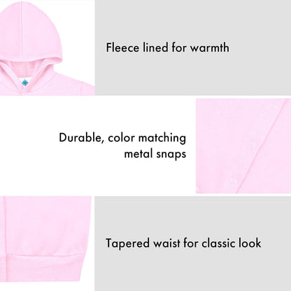 Creative Knitwear College Baby Snap Hooded Jacket - Team Logo, Multiple Colors, for Boys & Girls