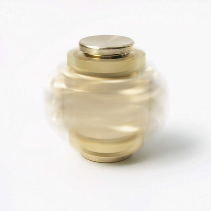 Fidget Cube Spinner, Linkage 4 Gears Figity Spin Finger Games, Metal Brass with Super Smooth