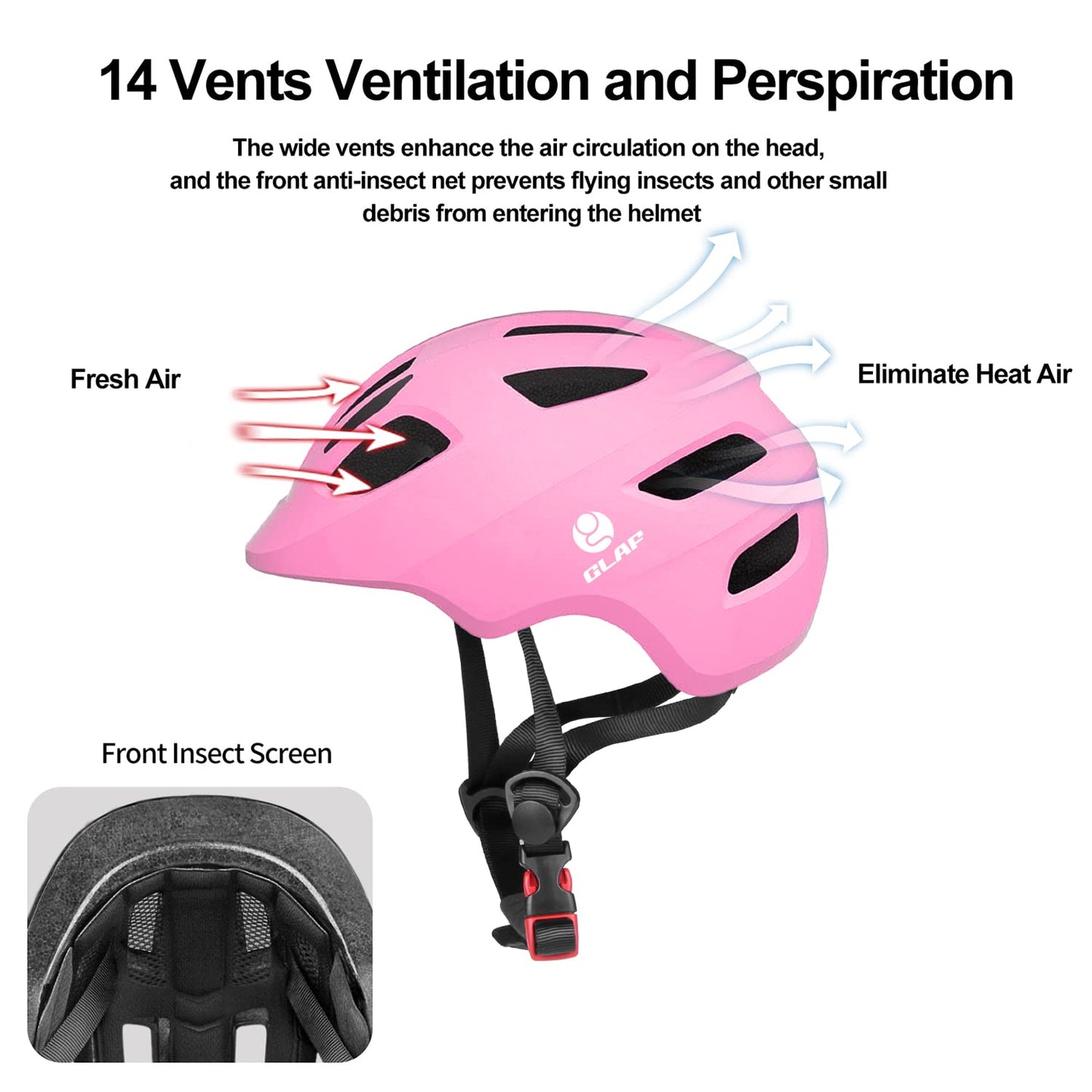 GLAF Baby Bike Helmet Toddler Helmets for 1 Year Old and up Infant Girls Boys Multi Sport