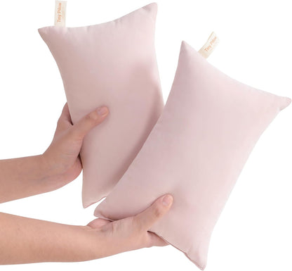 NTBAY Tiny Pillows, Down Alternative 7"x11" Microfiber Mini Pillows for Travel, Pets, Soft Machine
