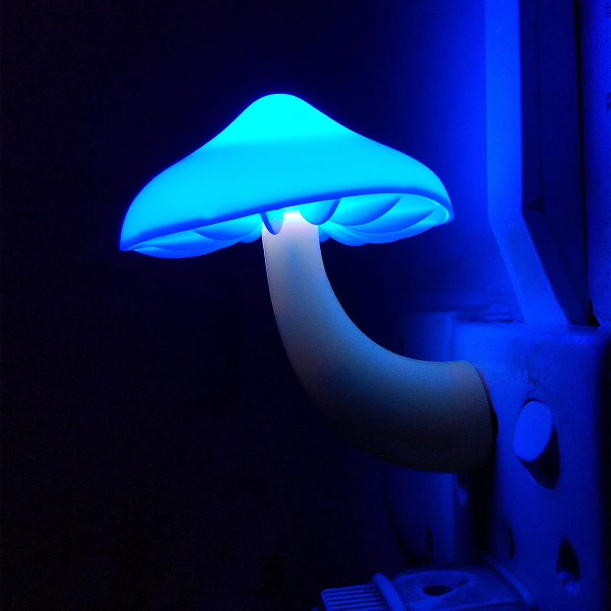 AUSAYE 3Pack Sensor LED Night Light Plug in Lamp Magic Mushroom Nightlight Cute Night Lights for