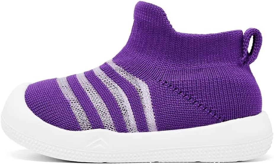 Eashi Baby Boy Girl Non-Skid Indoor Infant Walking Shoes Breathable Warm Elastic Sock Shoes with