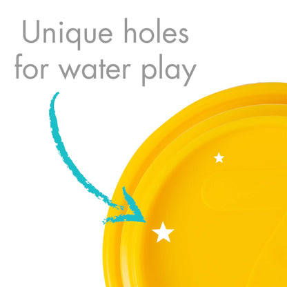 The First Years Stack & Count Stacking Cups - Colorful Baby Stacking Water Toys Set - Stackable