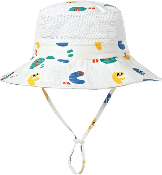Home Prefer UPF50+ Wide Brim Sun Hat Boys Girls Sun Protection Hat Zoo Beach Swim Safari Bucket Hat