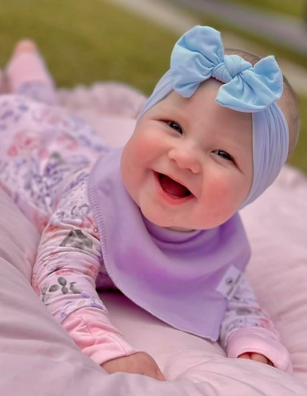 DiaperSquad's Baby Bibs for Drooling and Teething, Bibs for Boys, Baby Girl - Solid Cotton Baby