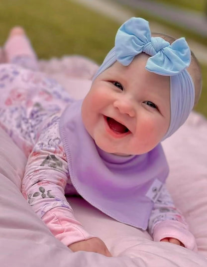 DiaperSquad's Baby Bibs for Drooling and Teething, Bibs for Boys, Baby Girl - Solid Cotton Baby