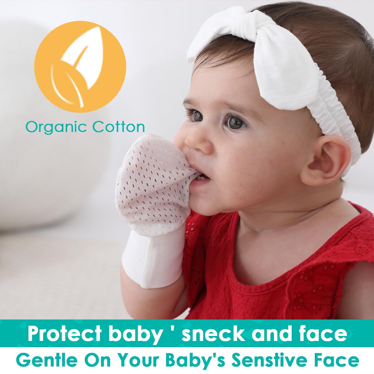 Baby Mittens Anti Scratch Baby Girl Mittens No Scratch Mittens Baby Girls Hands Gloves for 6-12