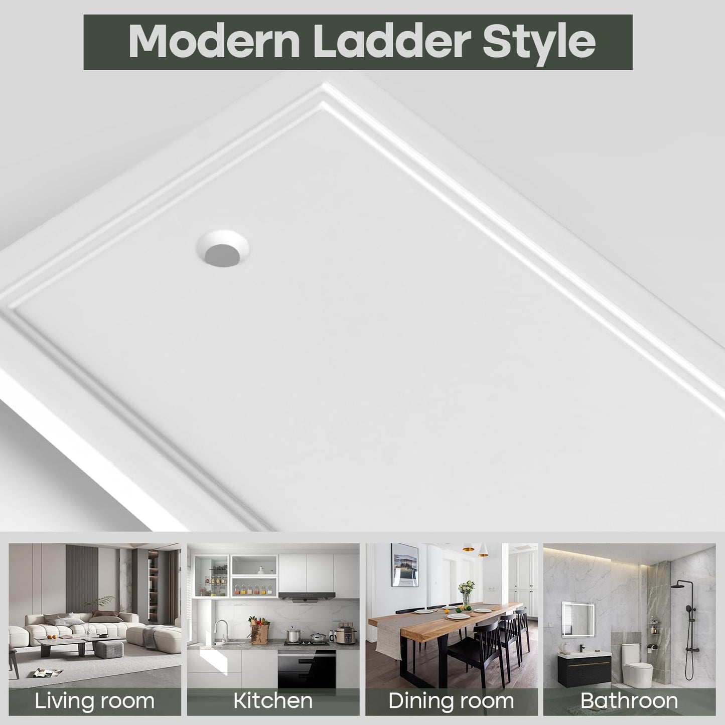 4 Pack Single Blank Outlet Cover Plate White Classic Decorative Blank Light Switch Plates Cover 1