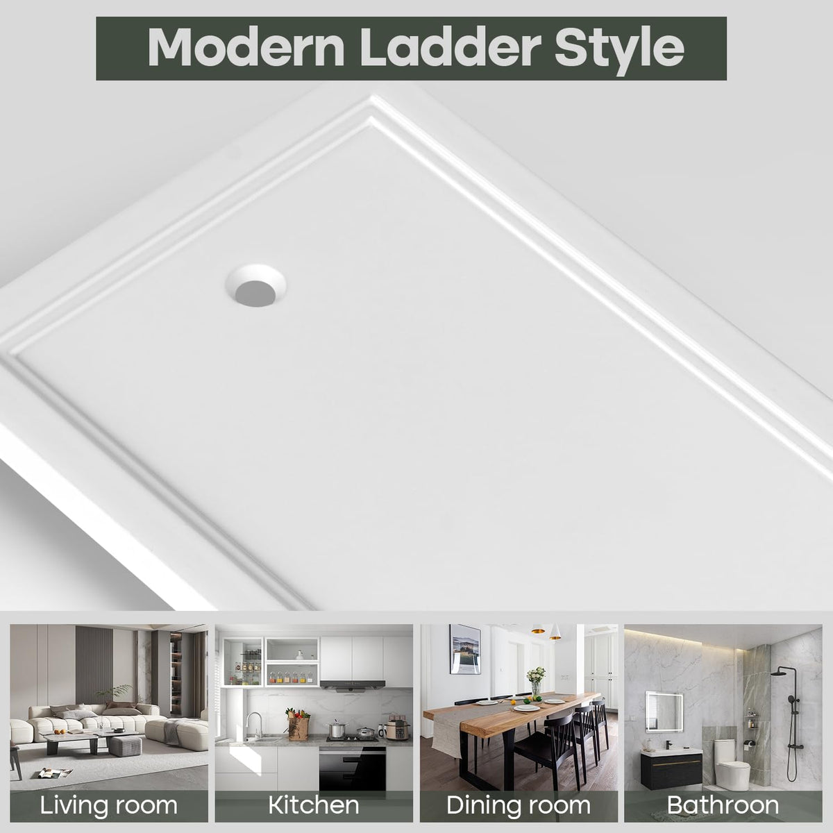 4 Pack Single Blank Outlet Cover Plate White Classic Decorative Blank Light Switch Plates Cover 1