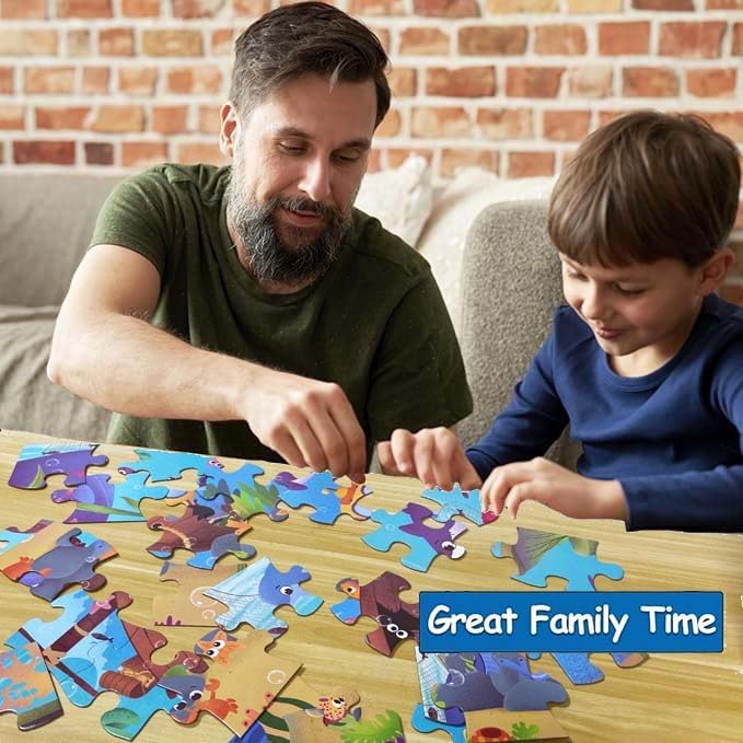 Jumbo Floor Puzzle for Kids, Large Jigsaw Puzzles 35 Piece for Kids Ages 3-5,Preschool Learning &