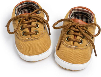 Morbido Infant Baby Boys Girls Canvas Sneaker Toddler Slip On Anti Skid Newborn First Walkers Candy