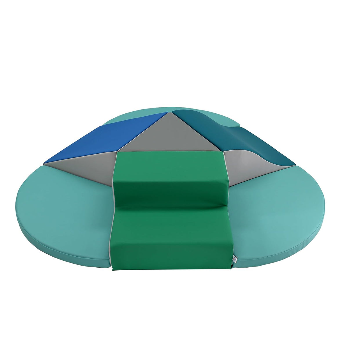 FDP SoftScape Toddler Playtime Junction 360 Climber Plus Side Pads, Indoor Active Play Structure