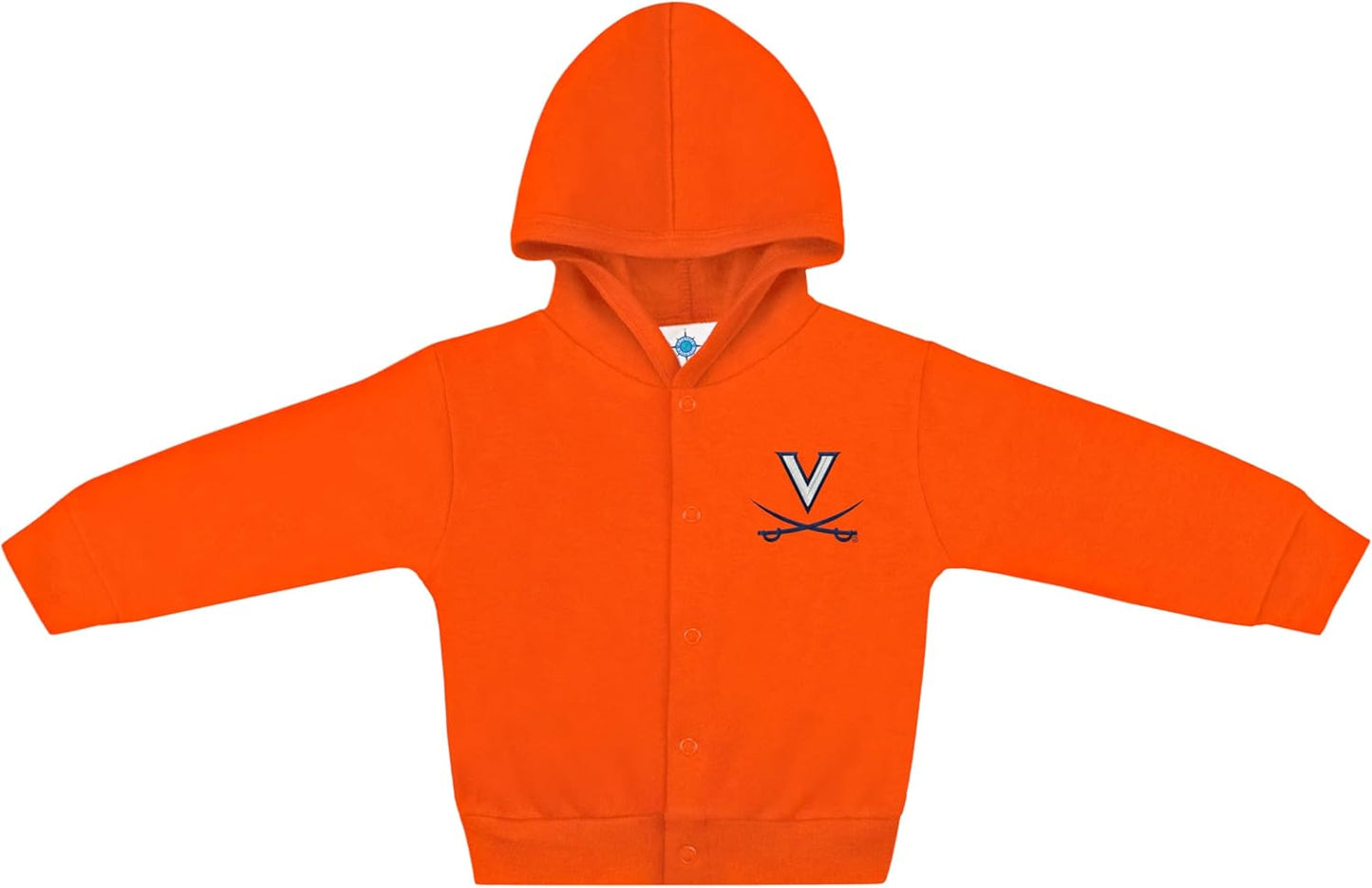 Creative Knitwear College Baby Snap Hooded Jacket - Team Logo, Multiple Colors, for Boys & Girls