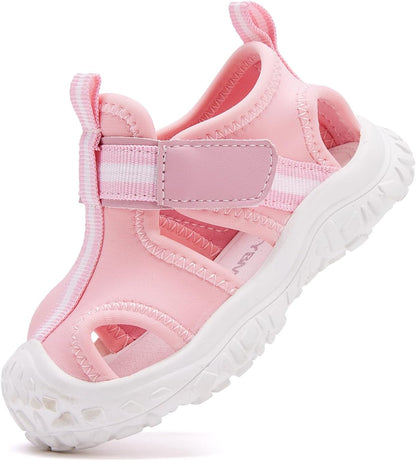 BMCiTYBM Baby Boy Girl Closed Toe Summer Sandals Lightweight Shoes Infant Non-Slip First Walking