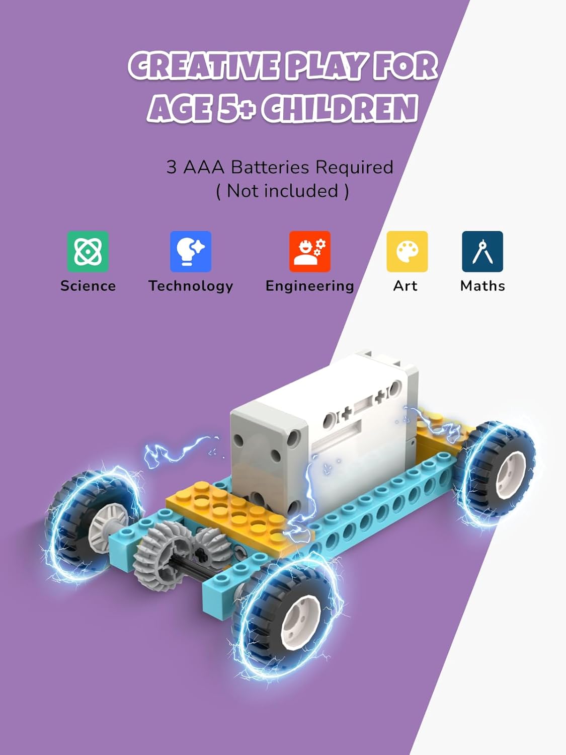 50-in-1 STEM Building Toys for Kids Aged 6-12: 50 Models Science Educational Engineering Blocks