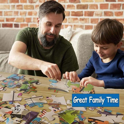 Jumbo Floor Puzzle for Kids, Large Jigsaw Puzzles 35 Piece for Kids Ages 3-5,Preschool Learning &