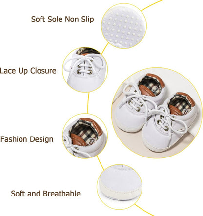 Morbido Infant Baby Boys Girls Canvas Sneaker Toddler Slip On Anti Skid Newborn First Walkers Candy
