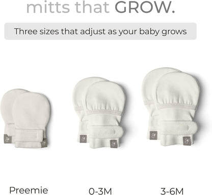 goumikids Viscose Made from Bamboo Cotton Anti-Scratch Soft Stay-On Mitts