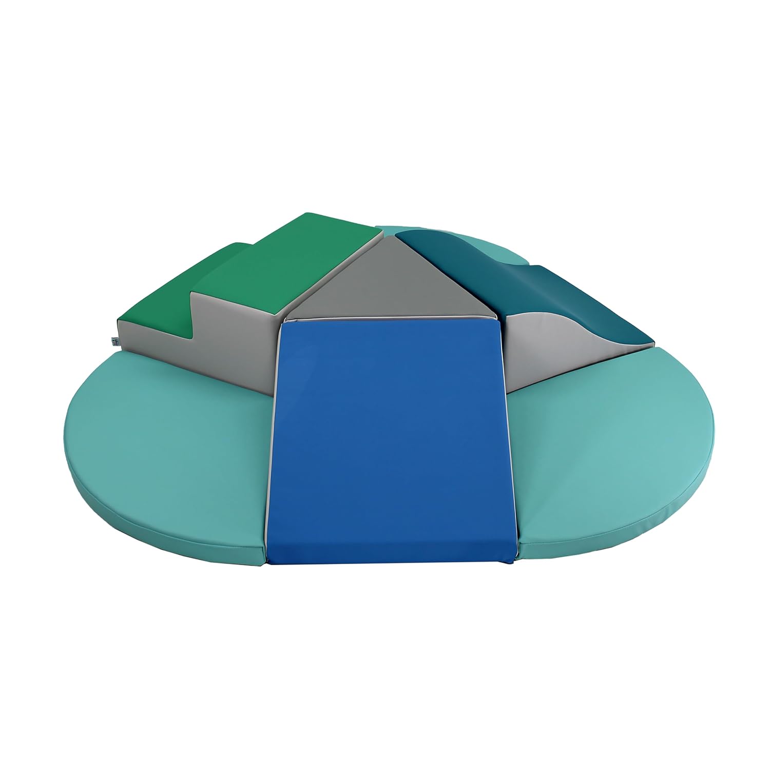 FDP SoftScape Toddler Playtime Junction 360 Climber Plus Side Pads, Indoor Active Play Structure