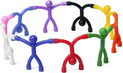 MAGMEN Classic Magnetic Fidget Toy Figures for Kids 3-8, Toddlers & Boys Girls | 10-Piece Solid Set