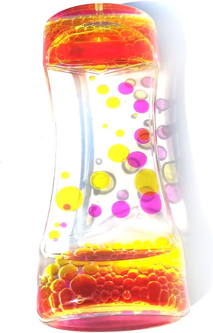 YUE MOTION Liquid Motion Bubbler - Calming Toys for Kids and Adults - Liquid Hourglass - Handheld