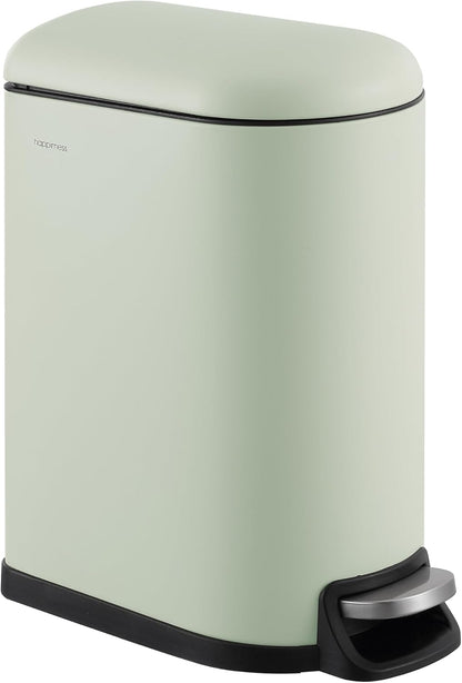 happimess HPM1009E Roland Mini 2.6-Gallon Step-Open Trash Can, Pistachio Gelato,with Soft-Close