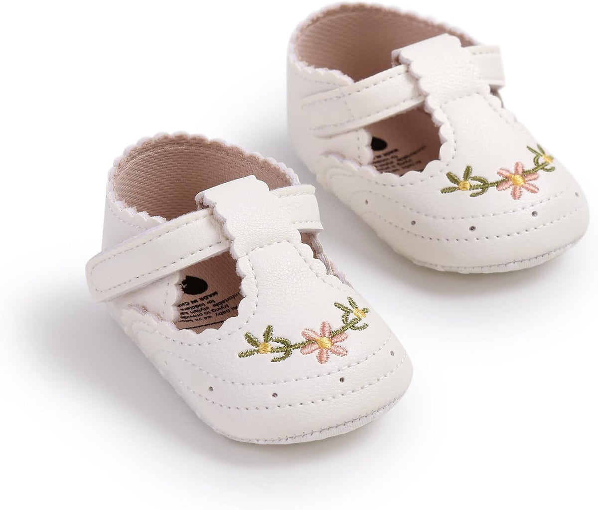Baby Shoes Mary Jane Flats Non Slip Soft Sole Infant Toddler Sneakers First Walkers Party Christmas