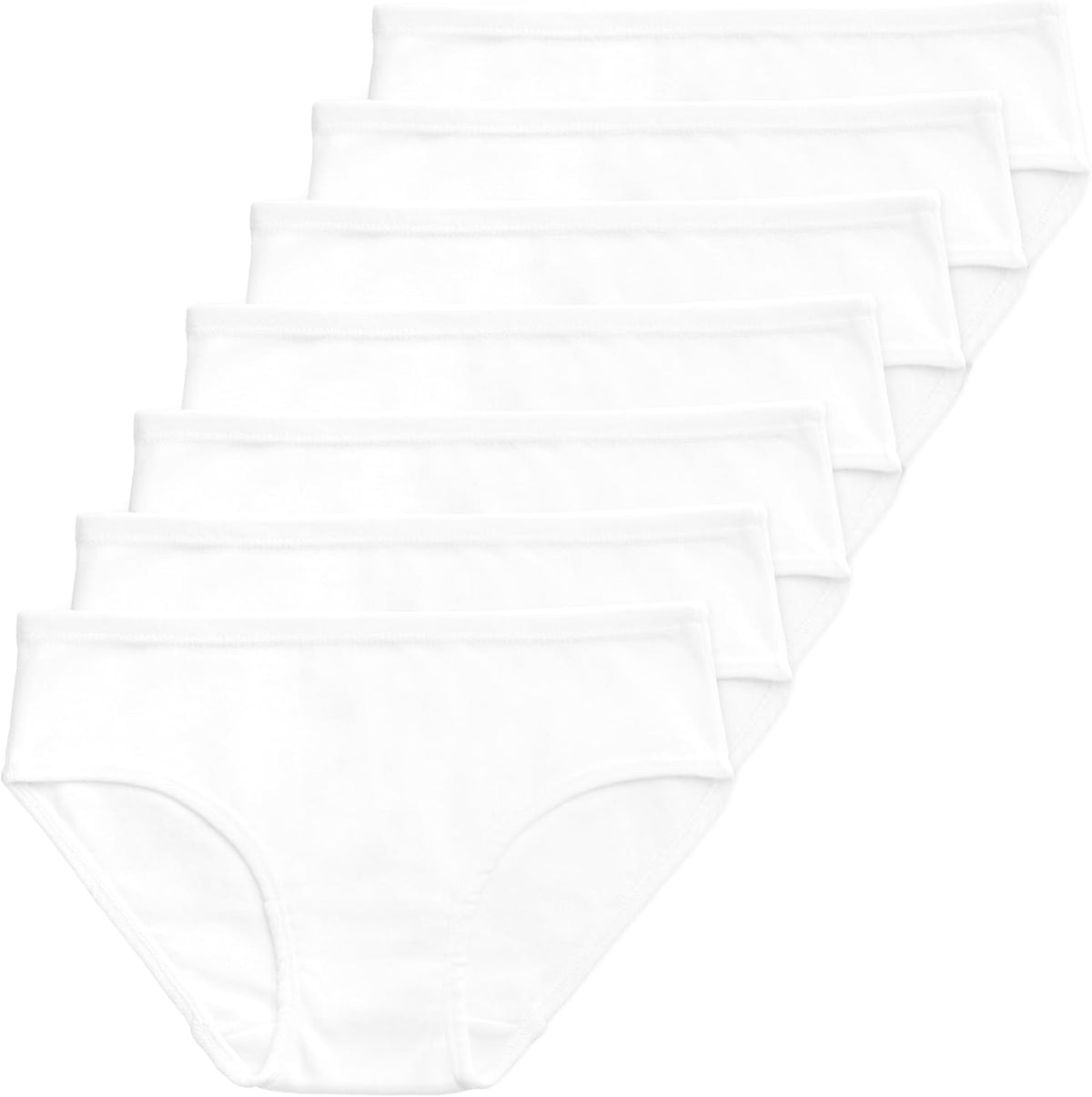 Lucky & Me Girls 100% Organic Cotton Underwear Briefs, Gracie 7 Pack